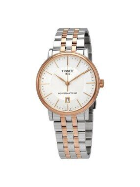 NWT Tissot Carson Powermatic Automatic Silver Dial Men's Watch
